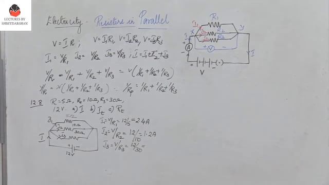 Electricity - Lecture 4 Resistance in series and parallel смотреть онлайн