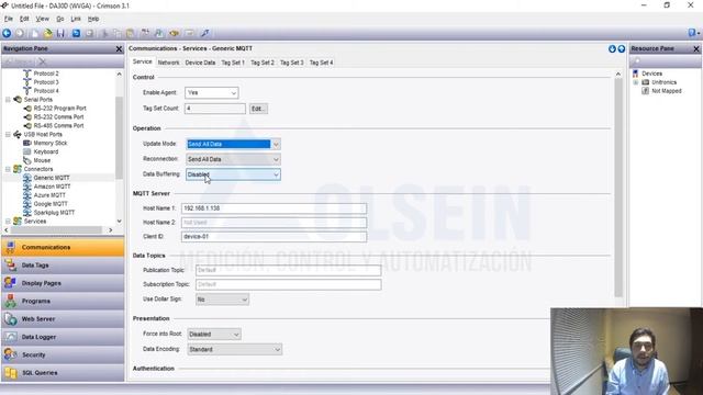 Visilogic Unitronics Modbus TCP a MQTT смотреть онлайн
