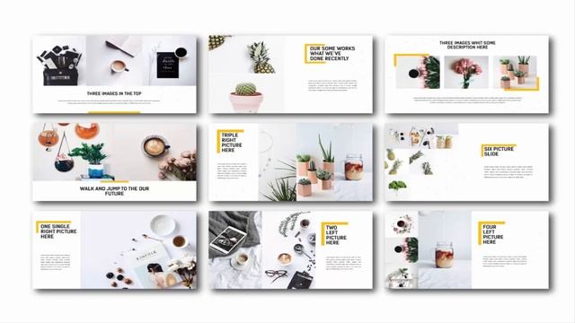 Width Minimal PowerPoint | Template PSD смотреть онлайн