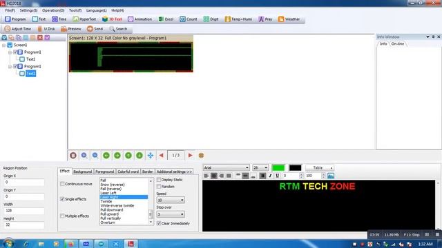 How to Program HD-U60-75 Led controller with P10 RGB (7 Color) Module смотреть онлайн