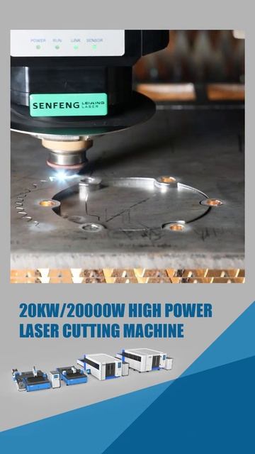 20KW/20000W Laser Cutting Machine Cut 12mm Stainless Steel смотреть онлайн