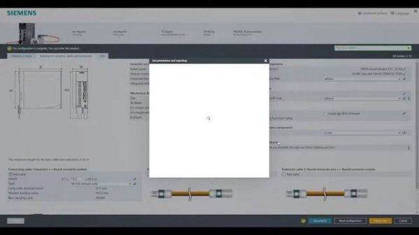 Siemens Industry Mall S210 Servo Configurator