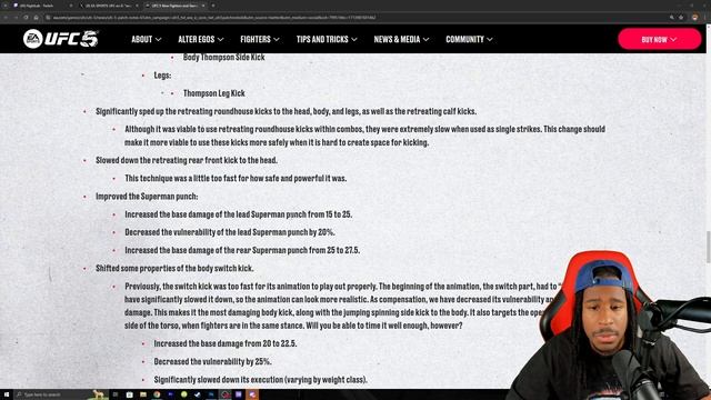 UFC Full Patch Notes | April 24, 2024 | (DREW DOBER IS COMING!) смотреть онлайн
