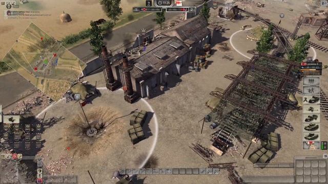 Gameplay 1vs1 | Men of War: Assault Squad 2 | vs Квас(435 боев) | Перевалочный пункт смотреть онлайн