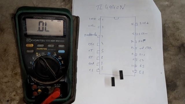 How To Test Tl494cn With Multimeter | Vfd Repairing Lab