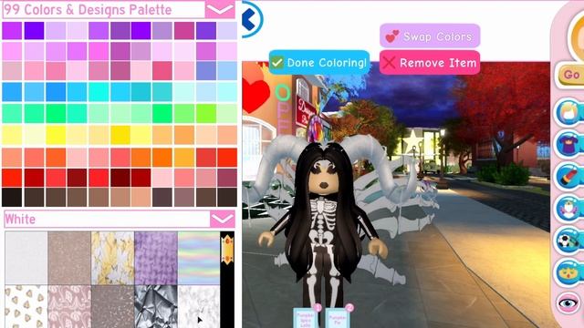 Royale High Autumn Update Reaction! New Coffee Shop! My Design Was Put On The Billboard On Earth!?