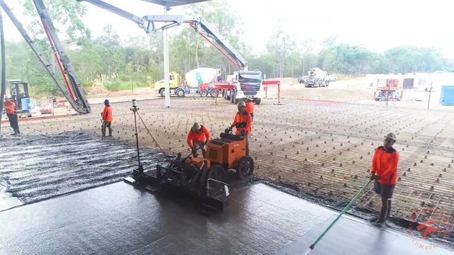 Somero laser screed S485 with 3D profiler system by Kraftur® смотреть онлайн