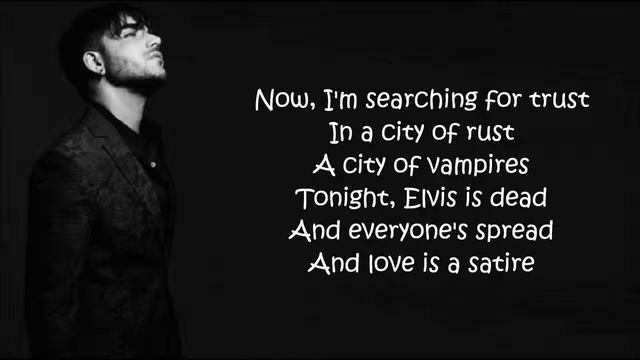 Adam Lambert 'Ghost Town' Lyrics смотреть онлайн