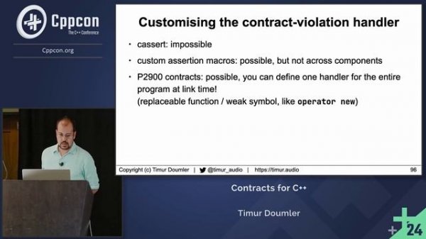 Cpp Contracts - How Contracts in C++26 Can Improve C++ Code Safety and Correctness - Timur Doumler