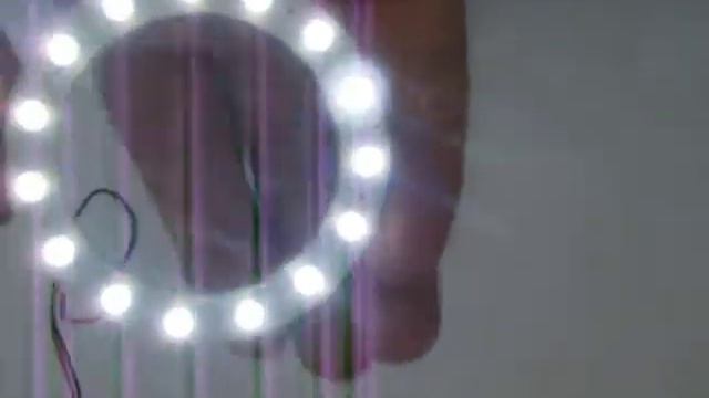 T10 15-LED White Light Car Angel Eye (60mm Diameter) from DealExtreme смотреть онлайн