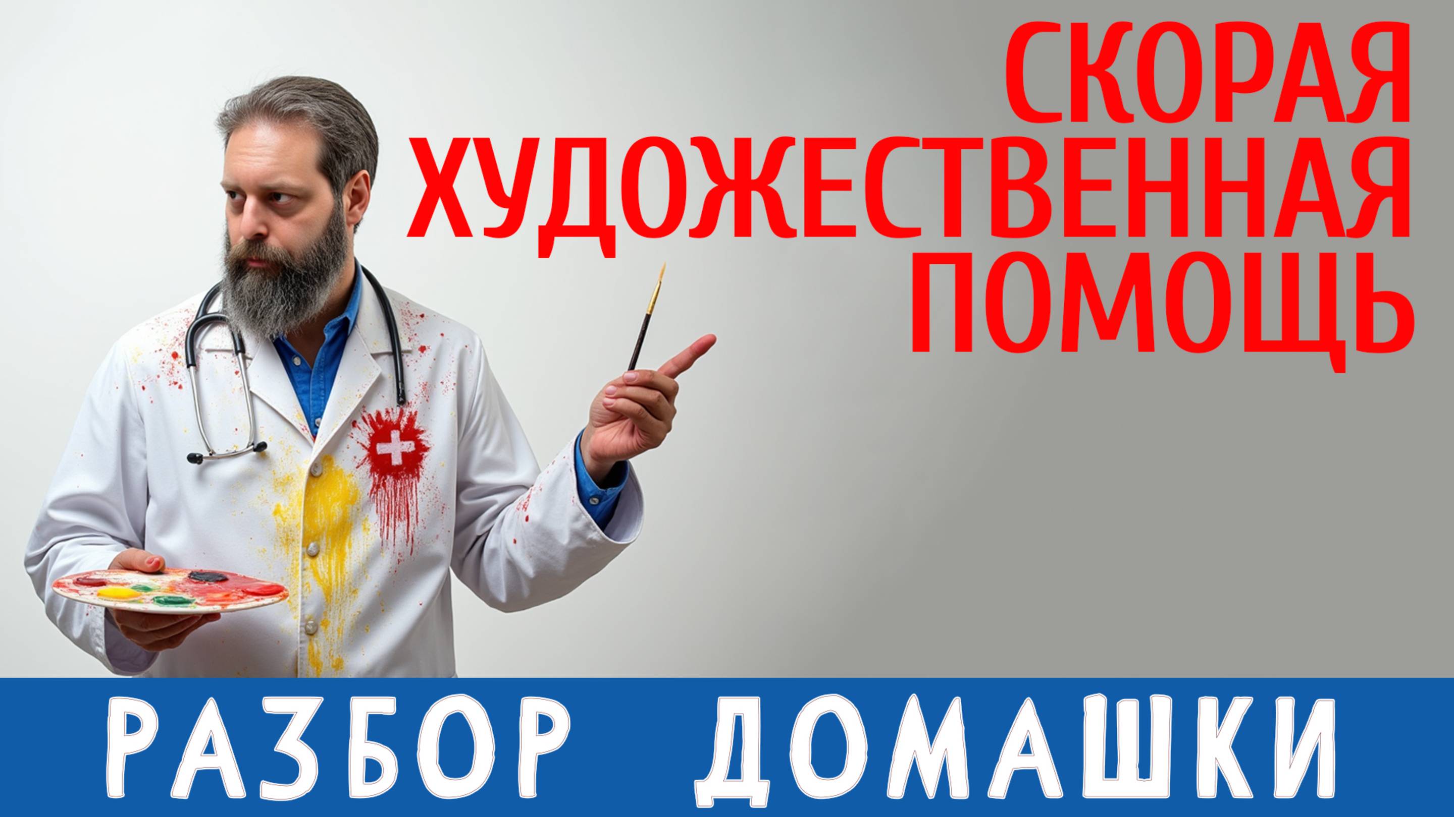 Скорая художественная помощь. Помогаем художникам самоучкам. Разбор домашки. смотреть онлайн