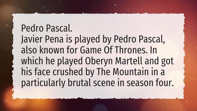 Who played Pedro Pascal? смотреть онлайн
