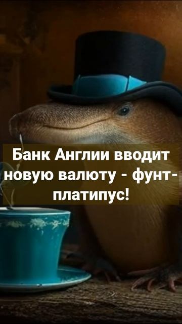 🇬🇧 Банк Англии вводит новую валюту - фунт-платипус! смотреть онлайн