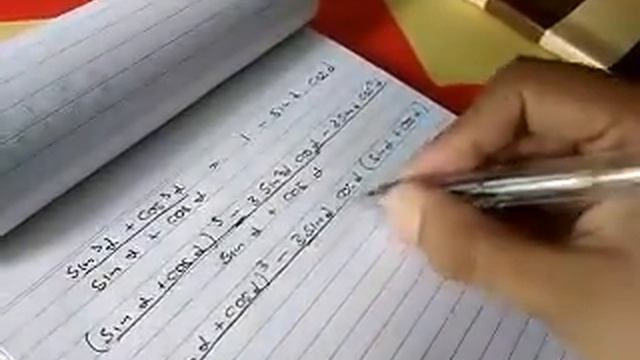 pembuktian (sin^3 alfa + cos^3 alfa)/(sin alfa + cos alfa) = 1- sin alfa . cos alfa смотреть онлайн