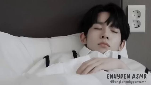Sleep With Heeseung ASMR – ENHYPEN ASMR (ft. Raining, Heartbeat, Breathing, Kisses)