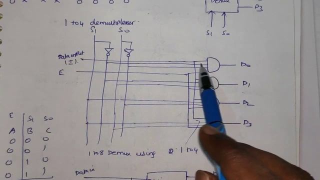 1 to 8 Demux using 1to4 Demultiplexer смотреть онлайн