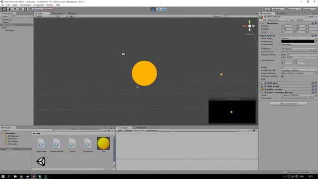 Unity - Testing Gravity Simulation смотреть онлайн