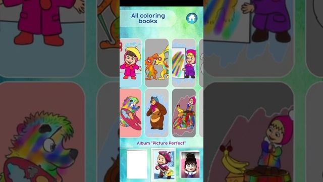 Masha And The Bear: Coloring Pages For Kids Review 1080p Official Hippo Kids Games