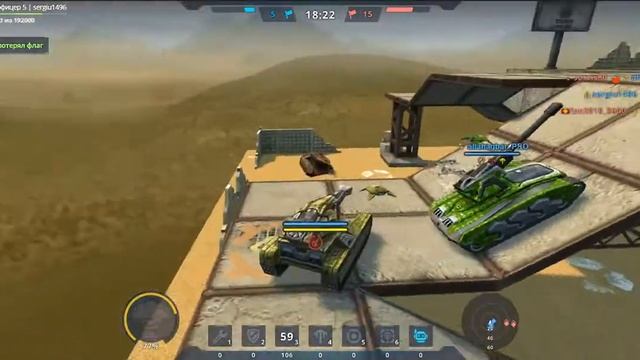 Tanki Online: Фриз МК2-0 + Васп МК3-0+Краска Дракон (Захват Флага: Шум) смотреть онлайн