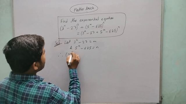 solving exponential equations(3^x-27)² +(5^x-625)² =(3^x-27+5^x-625)² смотреть онлайн