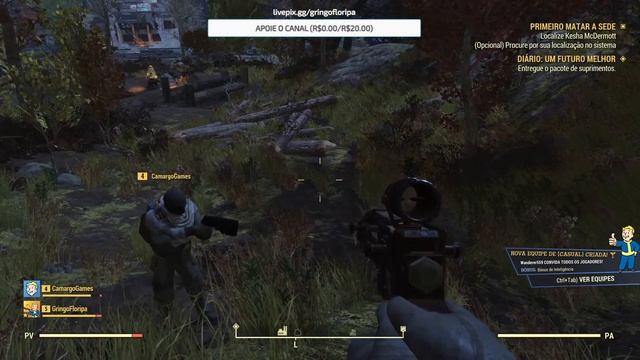 BORA SOBREVIVER EM FALLOUT 76 | FT. @CamargoGamesOficial | GAMEPLAY PT-BR смотреть онлайн