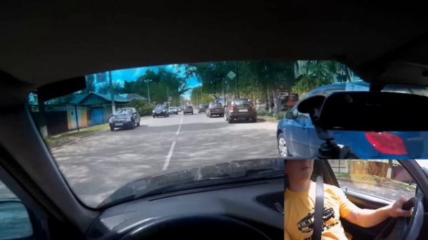 Вождение по городу с комментариями (Как сдавать экзамен по вождению) (часть 1)