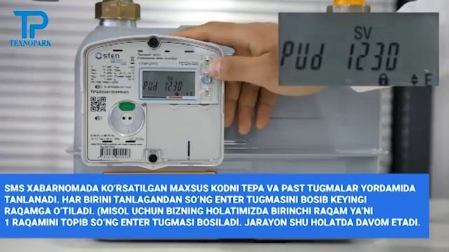 Gaz xisoblagichni kodini kiritish Газ уччотчикни код киритиш смотреть онлайн