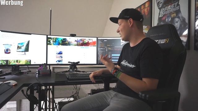 3 NEUE MONITORE FÜRS GAMING SETUP?! | Benq EX3203R Unboxing & Eindruck! смотреть онлайн
