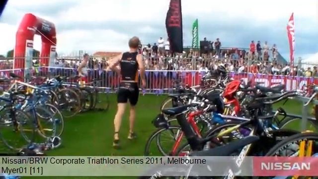 Myer01 11 Nissan BRW Corporate Triathlon Series 2011, Melbourne смотреть онлайн