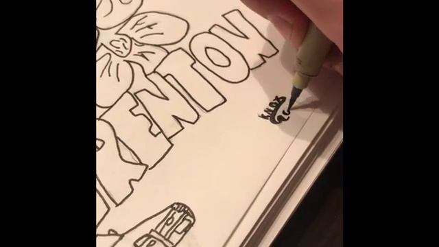 Using my new out liners-Pigma Micron pens смотреть онлайн