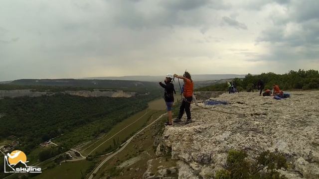 Надя Kachi-Kalion RopeJumping With SkyLine X-Team In Crimea