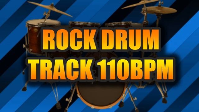 110 BPM - Simple Drum Track - Drum Loops - Rock Drum Track De Drum Loops And Backing Tracks