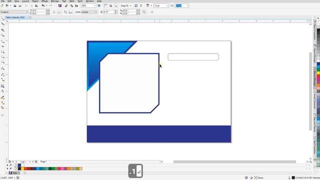 Table Calendar Design 2022 + Free Vector Cdr Design | Sahar Academy
