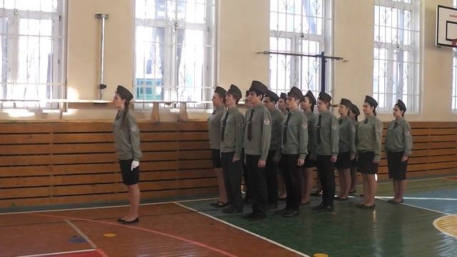 Смотр строя 2012.Школа 619 Отряд "Крылья" 1 место. смотреть онлайн