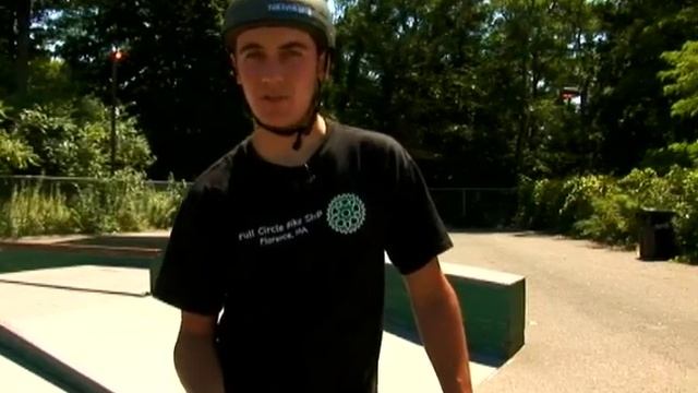 BMX Peg Tricks & Grinds : How To Grind Downhill In BMX Riding