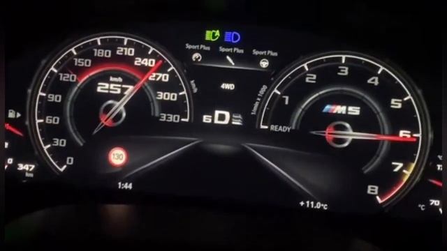 Bmw M5 F90 Competition - Top Speed Accelerate +310km/h