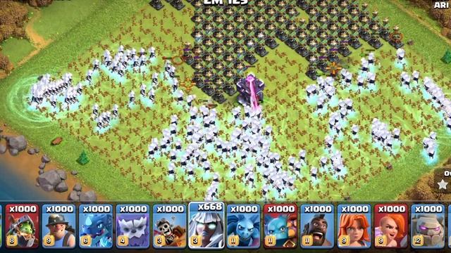 1000 Max Electro Titan VS All COC Defence Awesome Gameplay in COC Private Server смотреть онлайн