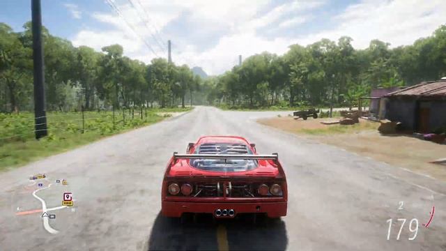 Forza Horizon 5. Ferrari F40 Competizione. Gameplay