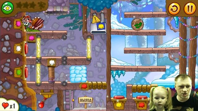 Улитка боб 2. ФИНАЛ. Зимняя История 106-120 уровни. Snail BOB 2. смотреть онлайн