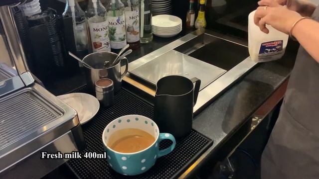 Cafe Vlog EP.699 | Hot Caffe Latte | Giant Cup | Coffee Latte | Barista Vlog