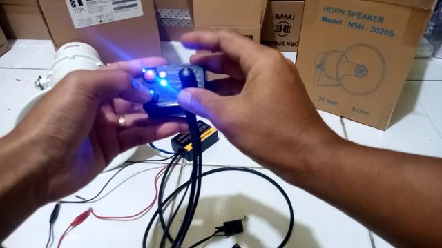 Test Suara Modul Sirine 12 Suara 40 Watt Set Speaker Toa Zh615r 15 Watt