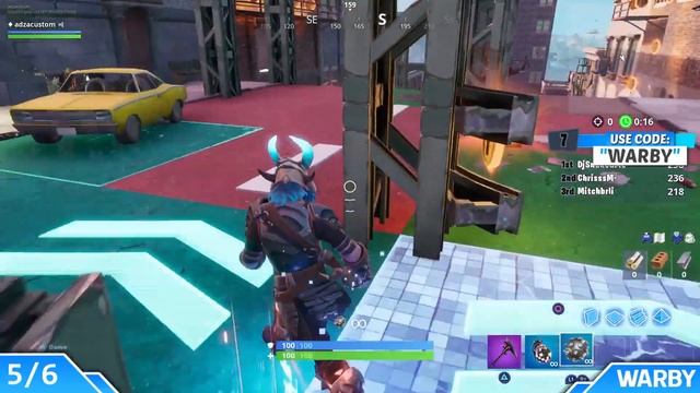 Jump Through All 6 Flaming Hoops Guide - Fortnite (Downtown Drop Challenges)