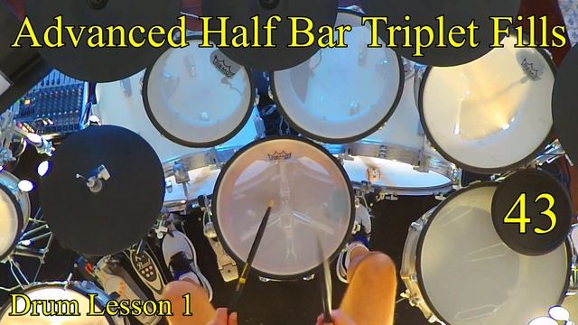 Advanced Half Bar Triplet Fills 1 Pattern 43 смотреть онлайн