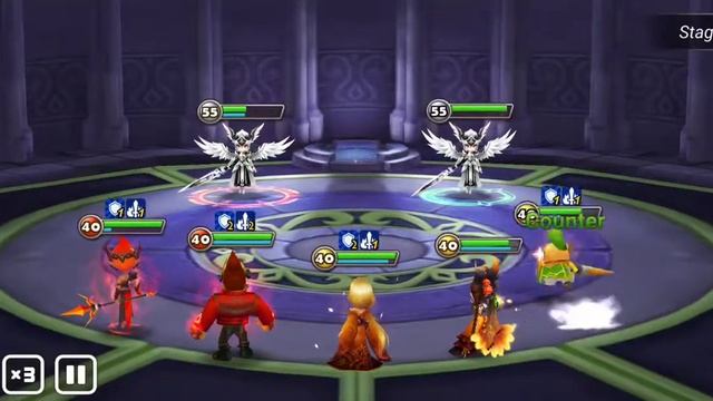 Summoners War - toah 67 - double akroma floor смотреть онлайн