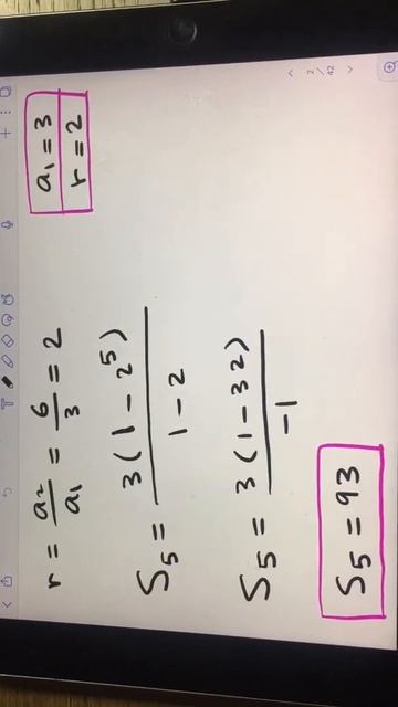 Sum of Geometric Series смотреть онлайн
