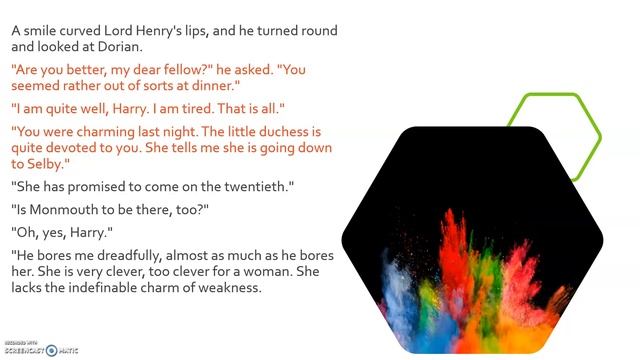 Chapter 15 analysis of The Picture of Dorian Gray by Oscar Wilde смотреть онлайн