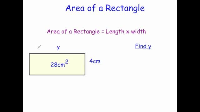 Area of a Rectangle - Corbettmaths смотреть онлайн