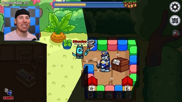 Bluey In Among Us (Cops Vs Robbers)