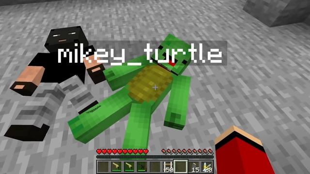JJ Saved Mikey in the AIRPLANE CRASH in Minecraft (Maizen) смотреть онлайн