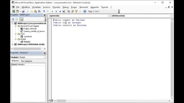 APPLICAZIONE COMPLETA Con VBA In Excel - Programmiamo Il Pulsante MODIFICA Record 14